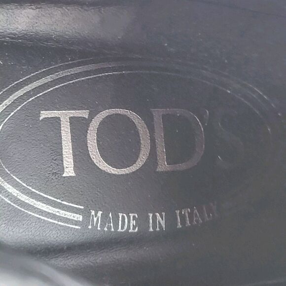 Tod's Boots Womens 7 37 Chukkah Platform Heel Lace Up Gray Suede Academia Prep - Picture 11 of 12